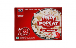 PopEat Microwave Popcorn Diet Lovers  Pack  180 grams